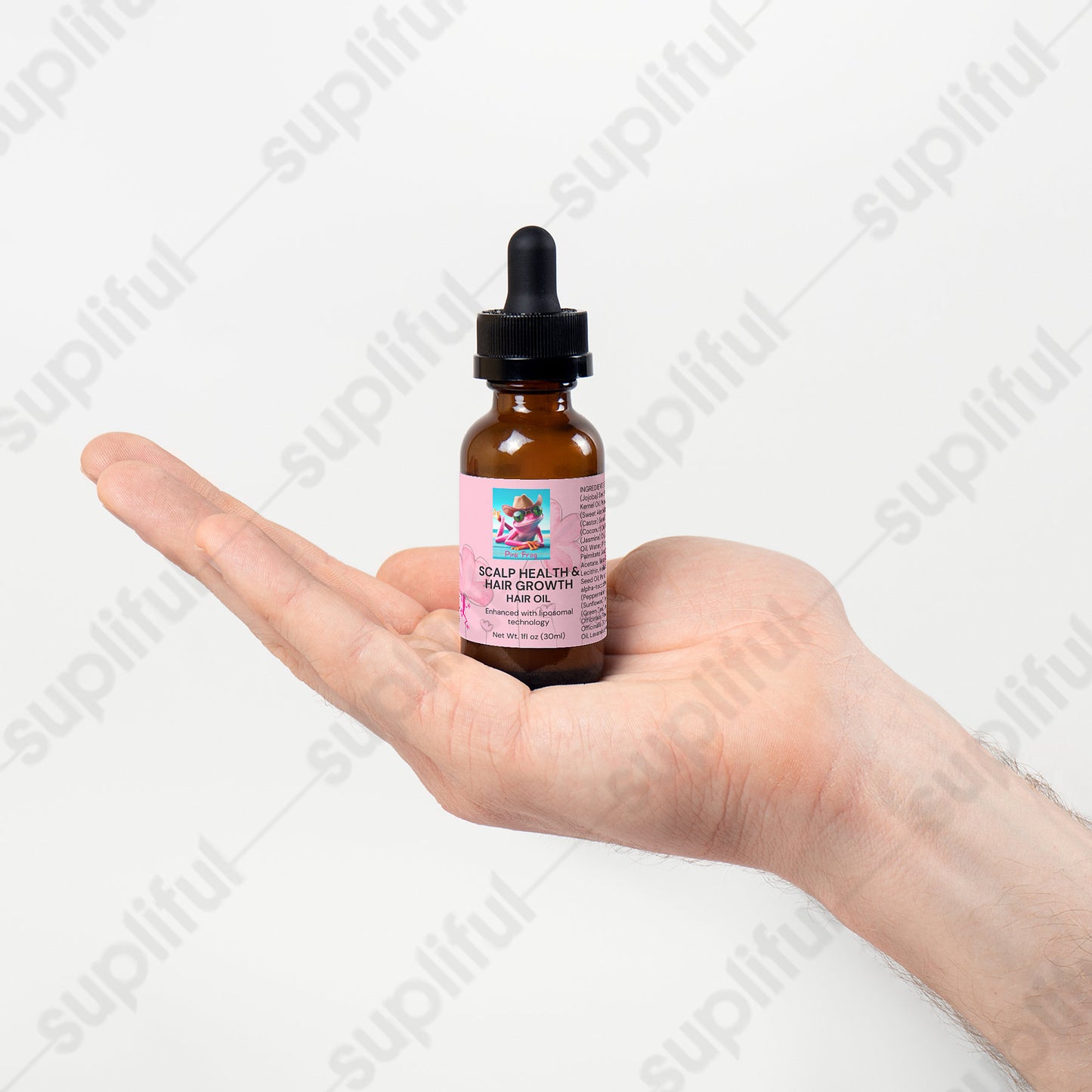 Hair Oil for Scalp Health and Hair Growth | Skincare - Pink Frog