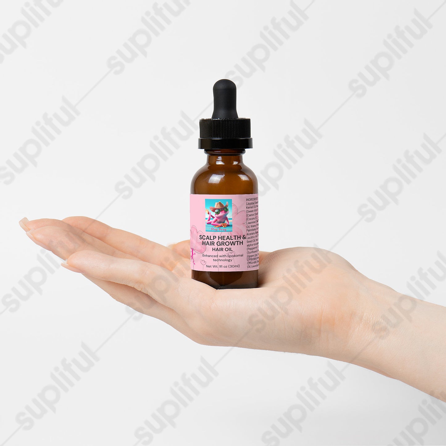 Hair Oil for Scalp Health and Hair Growth | Skincare - Pink Frog