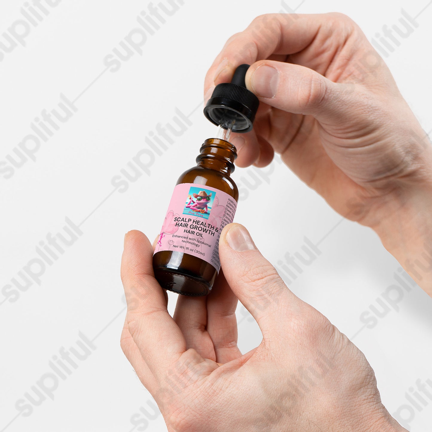 Hair Oil for Scalp Health and Hair Growth | Skincare - Pink Frog