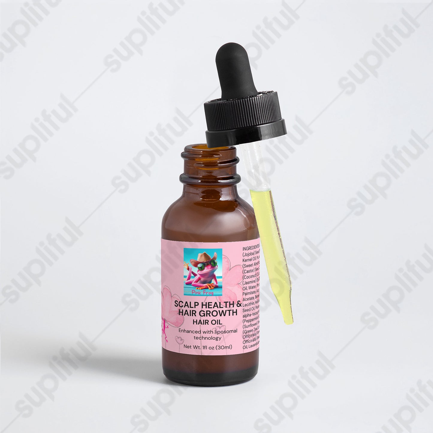 Hair Oil for Scalp Health and Hair Growth | Skincare - Pink Frog