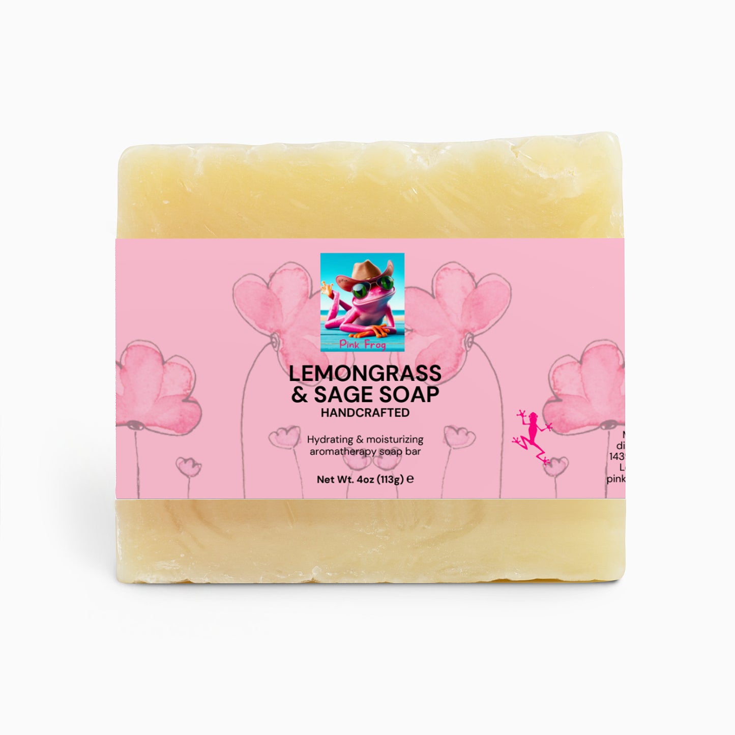 Lemongrass & Sage Soap | Skincare - Pink Frog