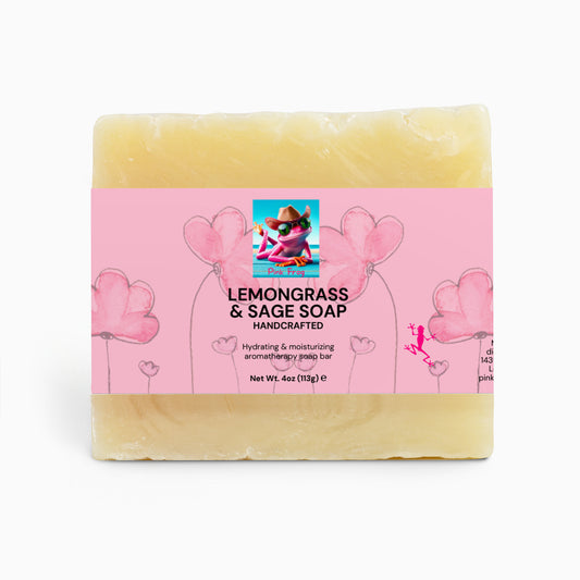 Lemongrass & Sage Soap | Skincare - Pink Frog