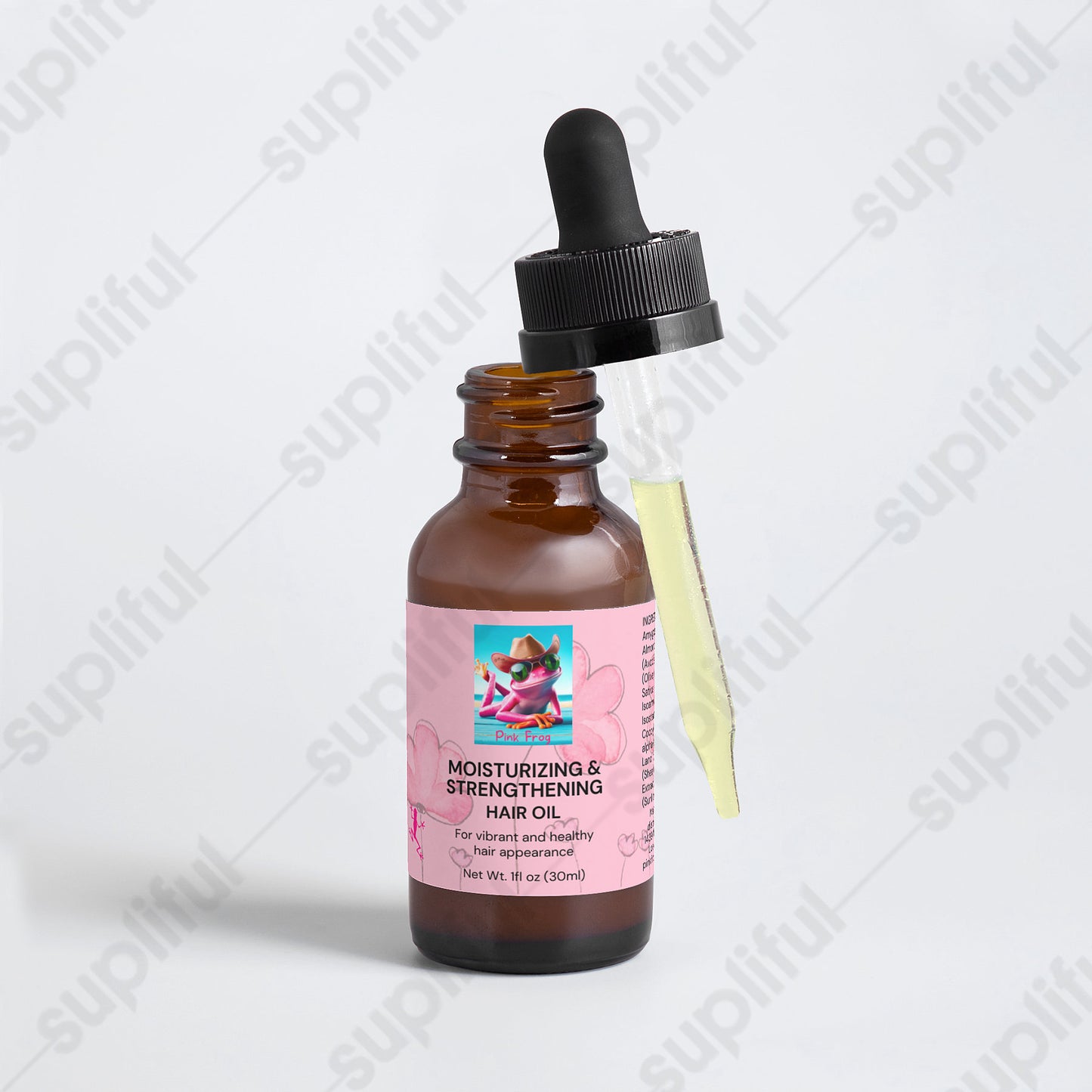 Moisturizing and Strengthening Hair Oil | Skincare - Pink Frog