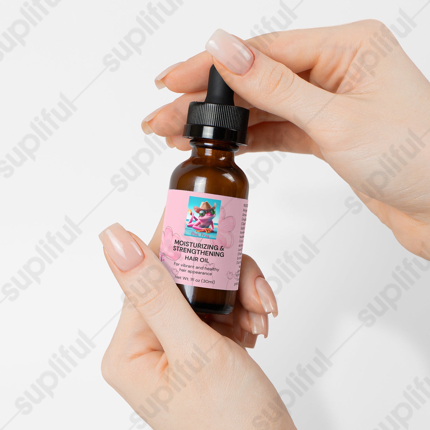 Moisturizing and Strengthening Hair Oil | Skincare - Pink Frog