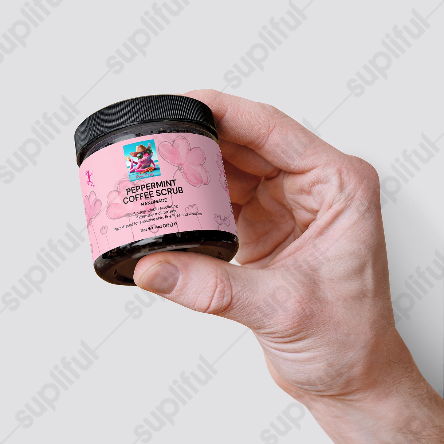 Peppermint Coffee Scrub | Skincare - Pink Frog