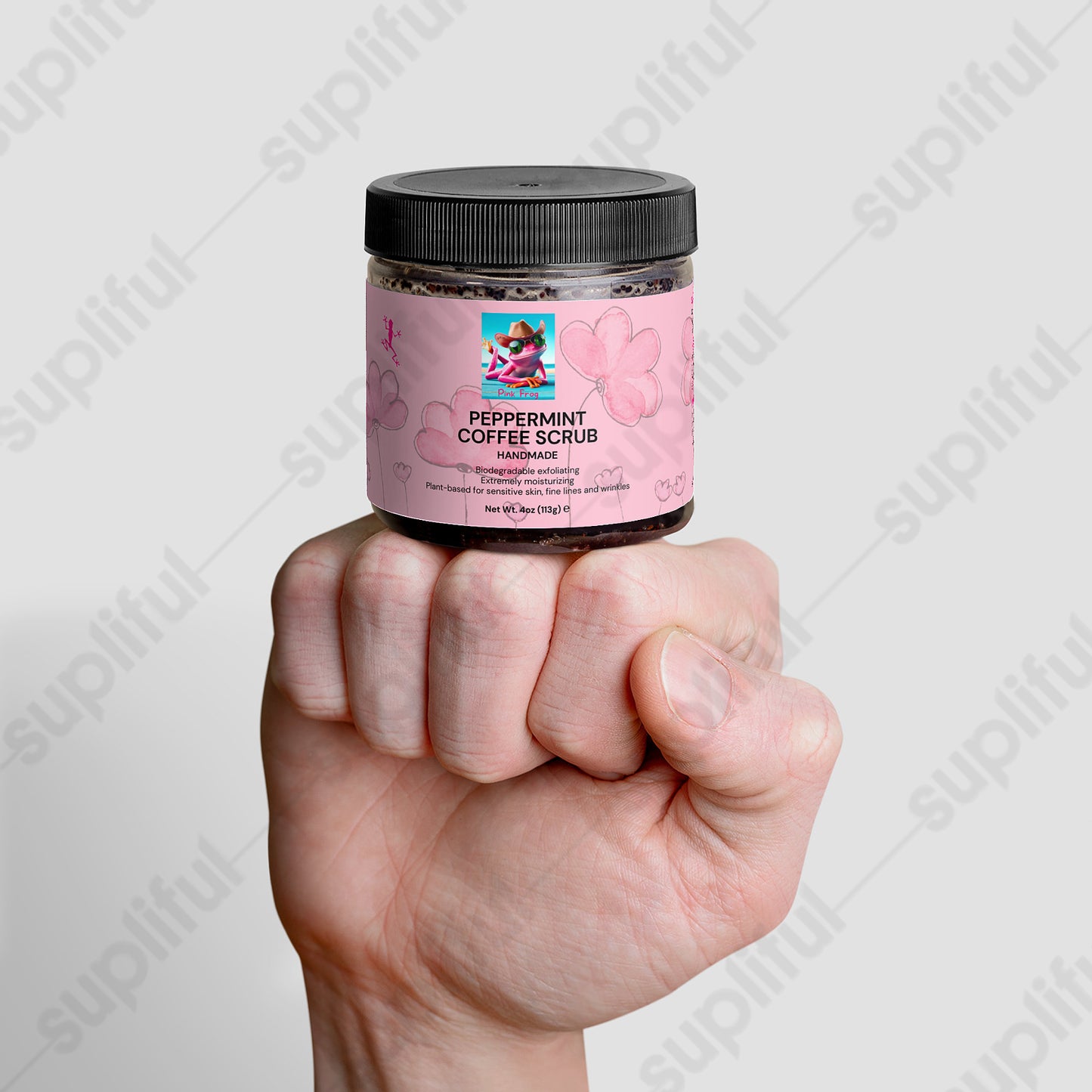 Peppermint Coffee Scrub | Skincare - Pink Frog