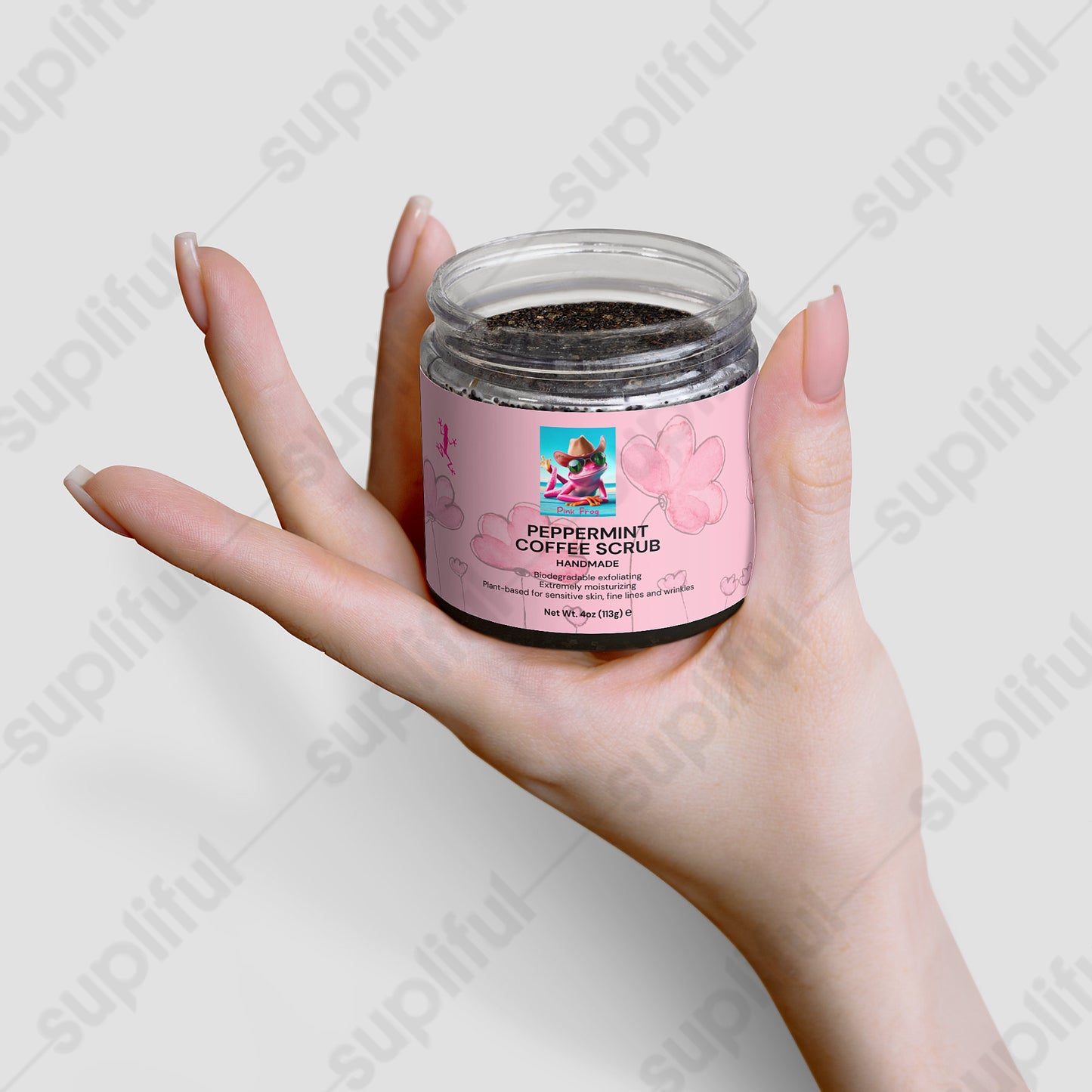 Peppermint Coffee Scrub | Skincare - Pink Frog