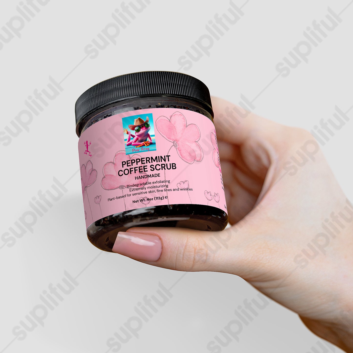 Peppermint Coffee Scrub | Skincare - Pink Frog