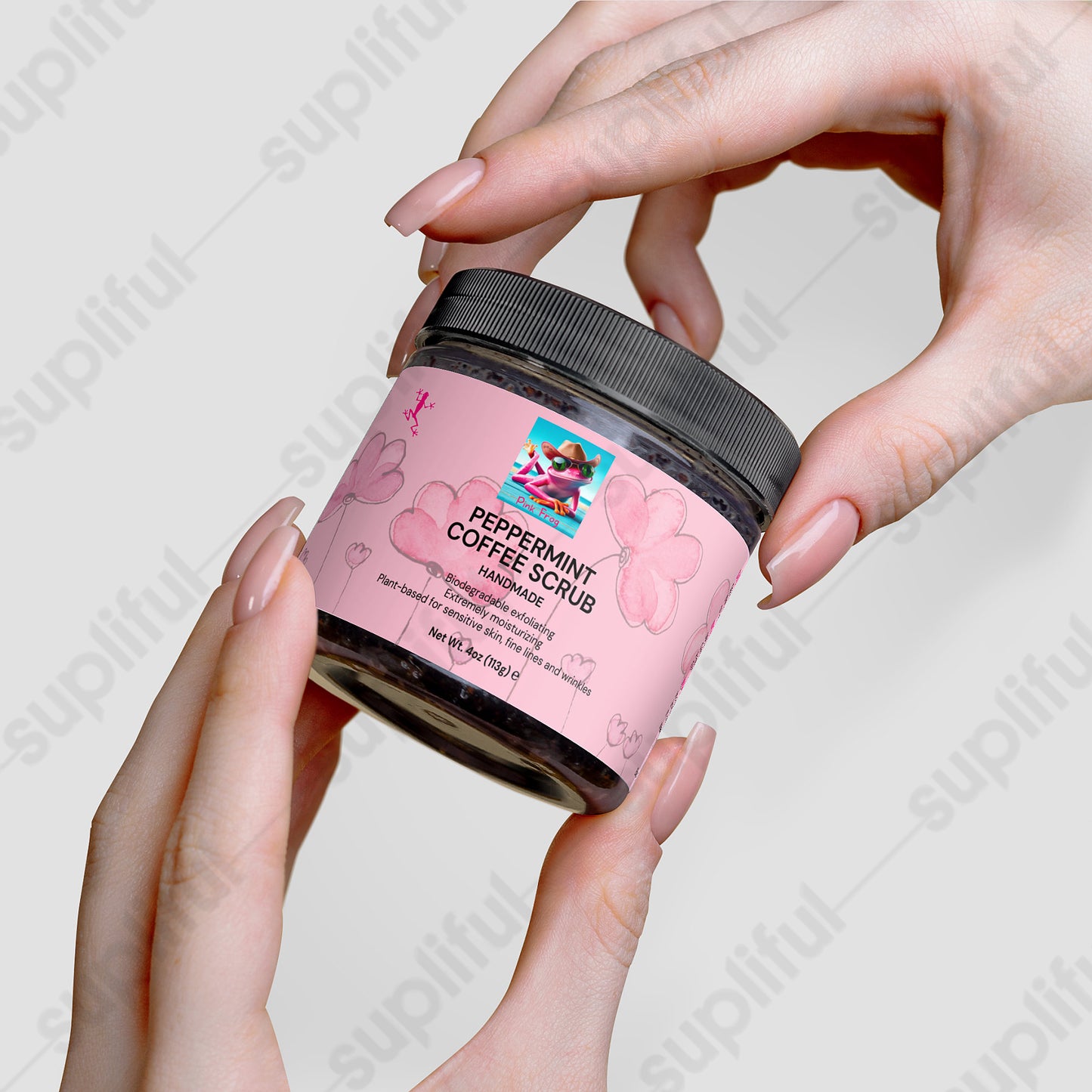 Peppermint Coffee Scrub | Skincare - Pink Frog