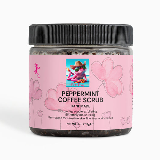 Peppermint Coffee Scrub | Skincare - Pink Frog