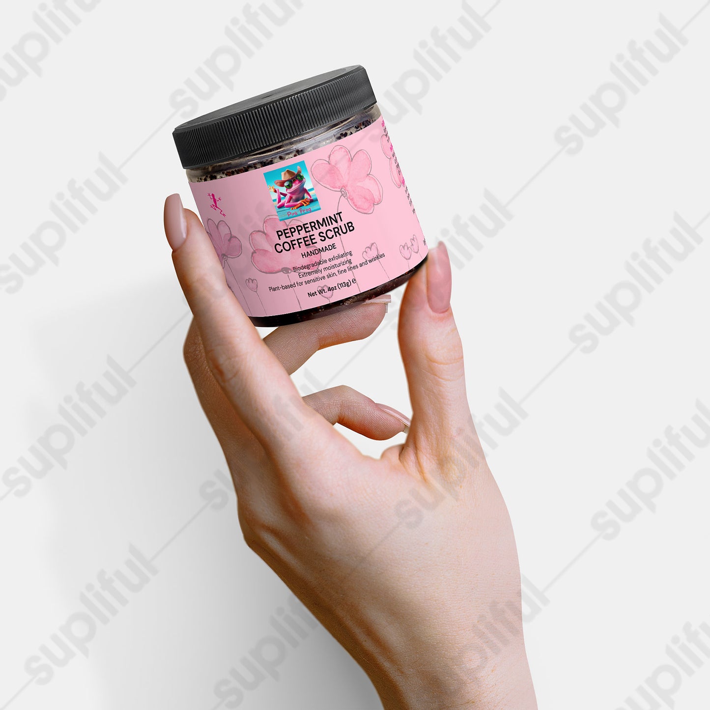 Peppermint Coffee Scrub | Skincare - Pink Frog