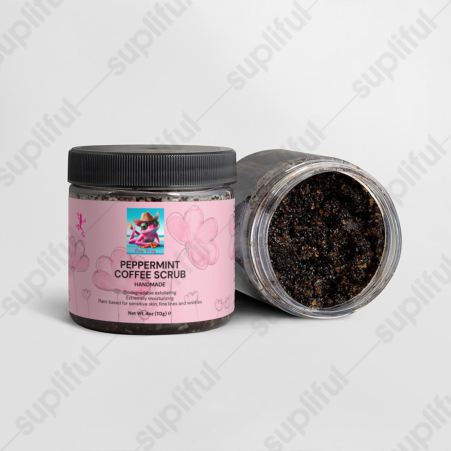 Peppermint Coffee Scrub | Skincare - Pink Frog