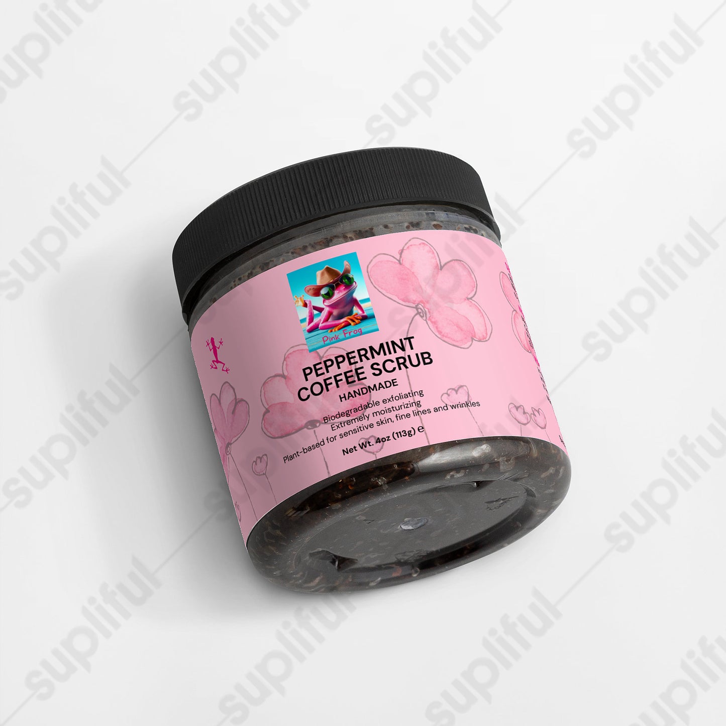 Peppermint Coffee Scrub | Skincare - Pink Frog