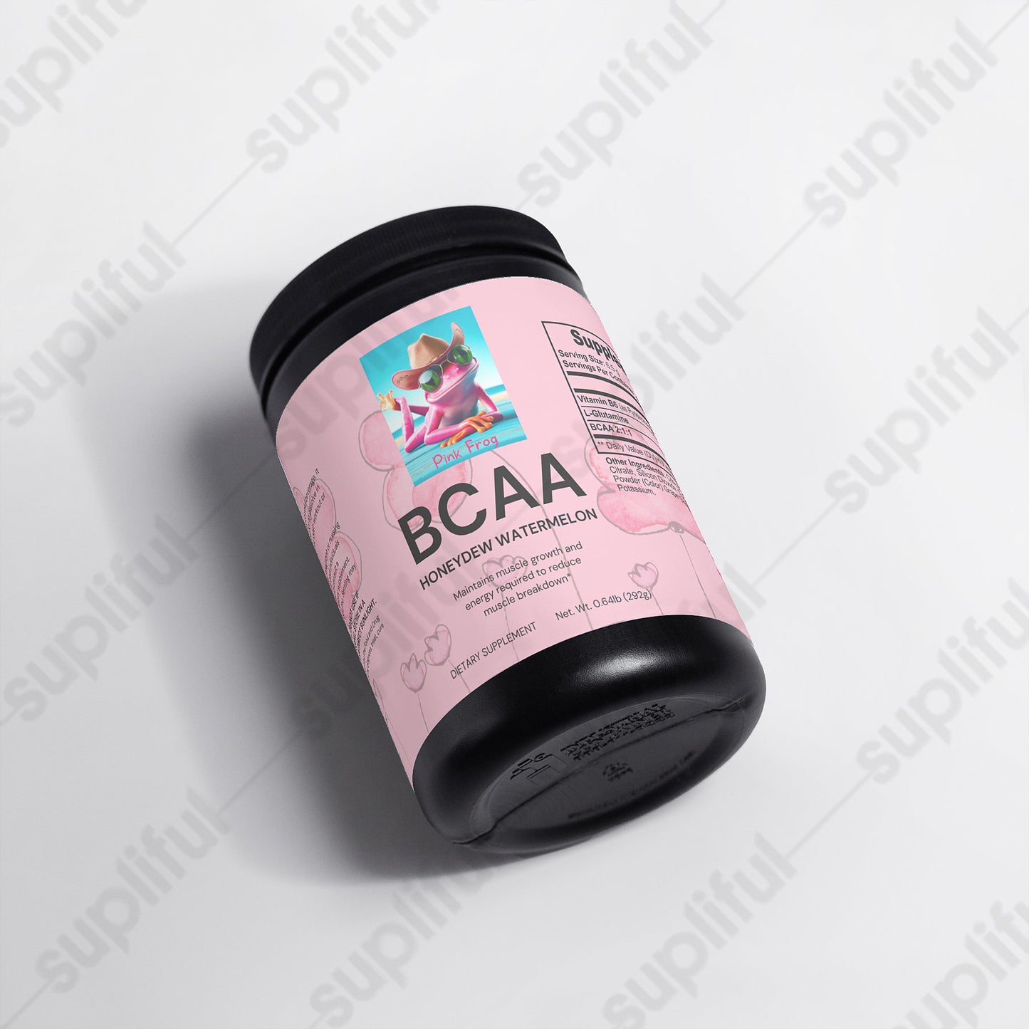 BCAA Post Workout Powder (Honeydew/Watermelon)  | Health & Nutrition - Pink Frog