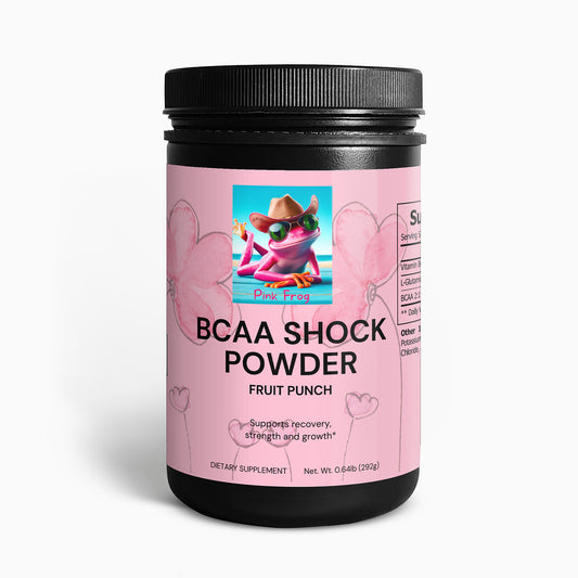 BCAA Shock Powder (Fruit Punch) | Health & Nutrition - Pink Frog