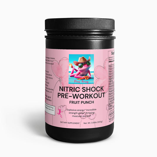 Nitric Shock Pre-Workout Powder | Fruit Punch - Health & Nutrition