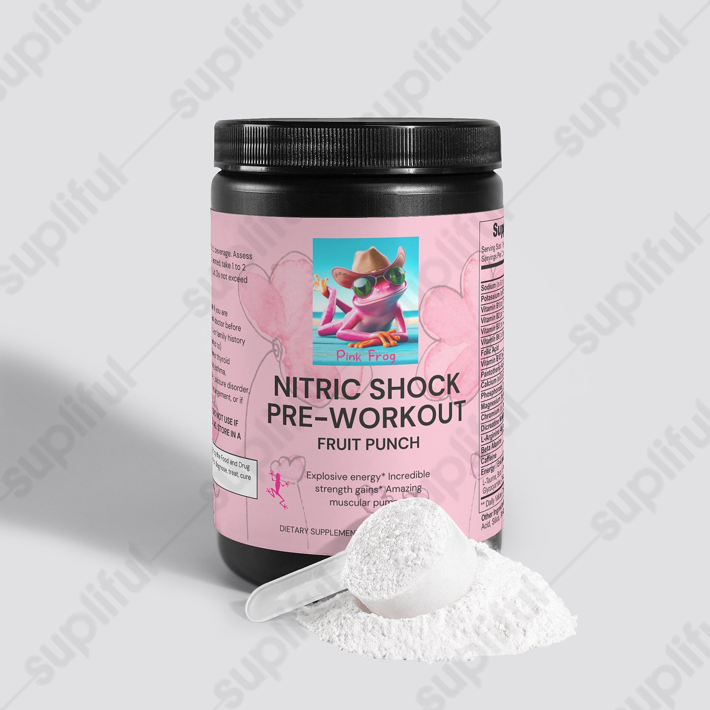 Nitric Shock Pre-Workout Powder | Fruit Punch - Health & Nutrition