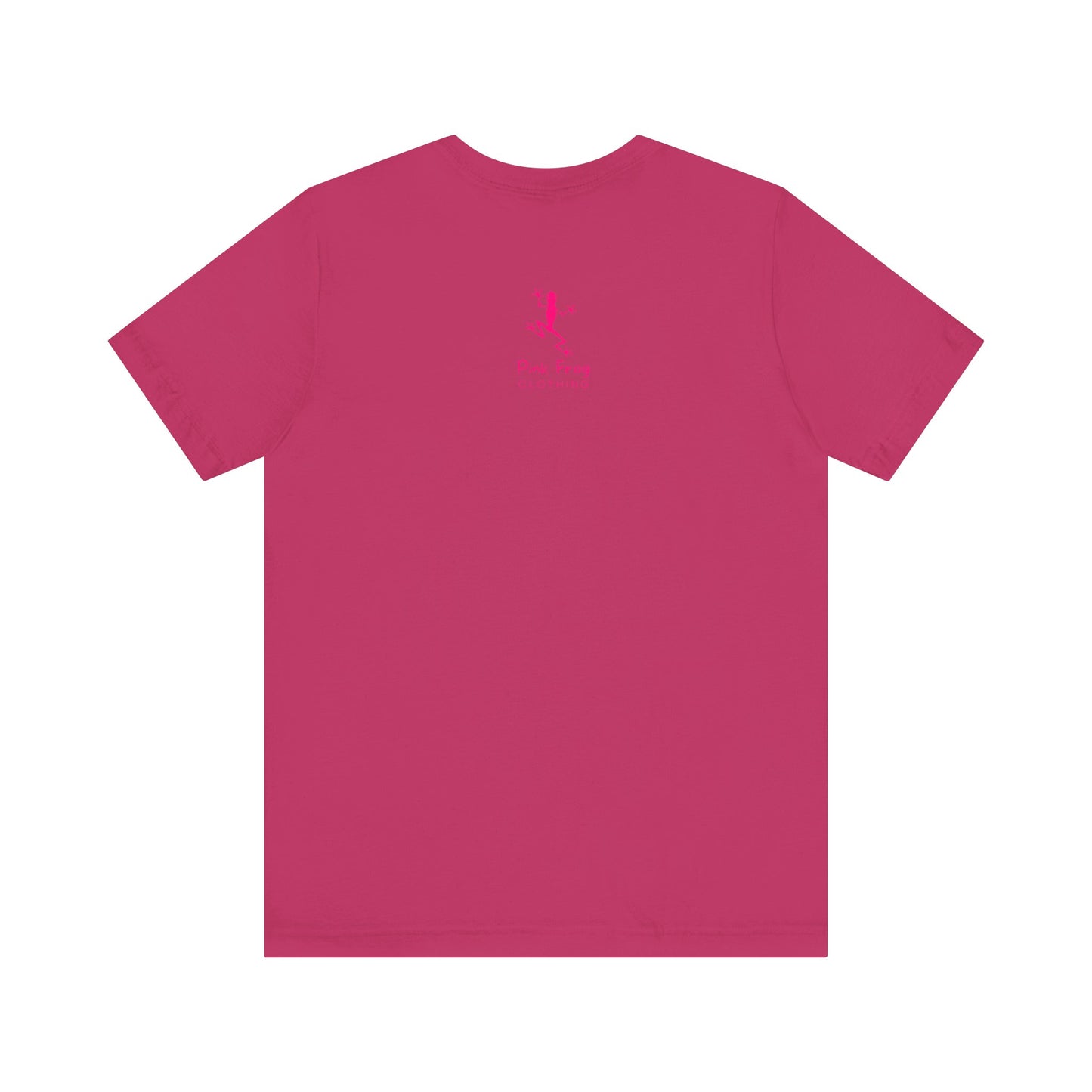 Pink Frog Unisex Jersey Short Sleeve Tee