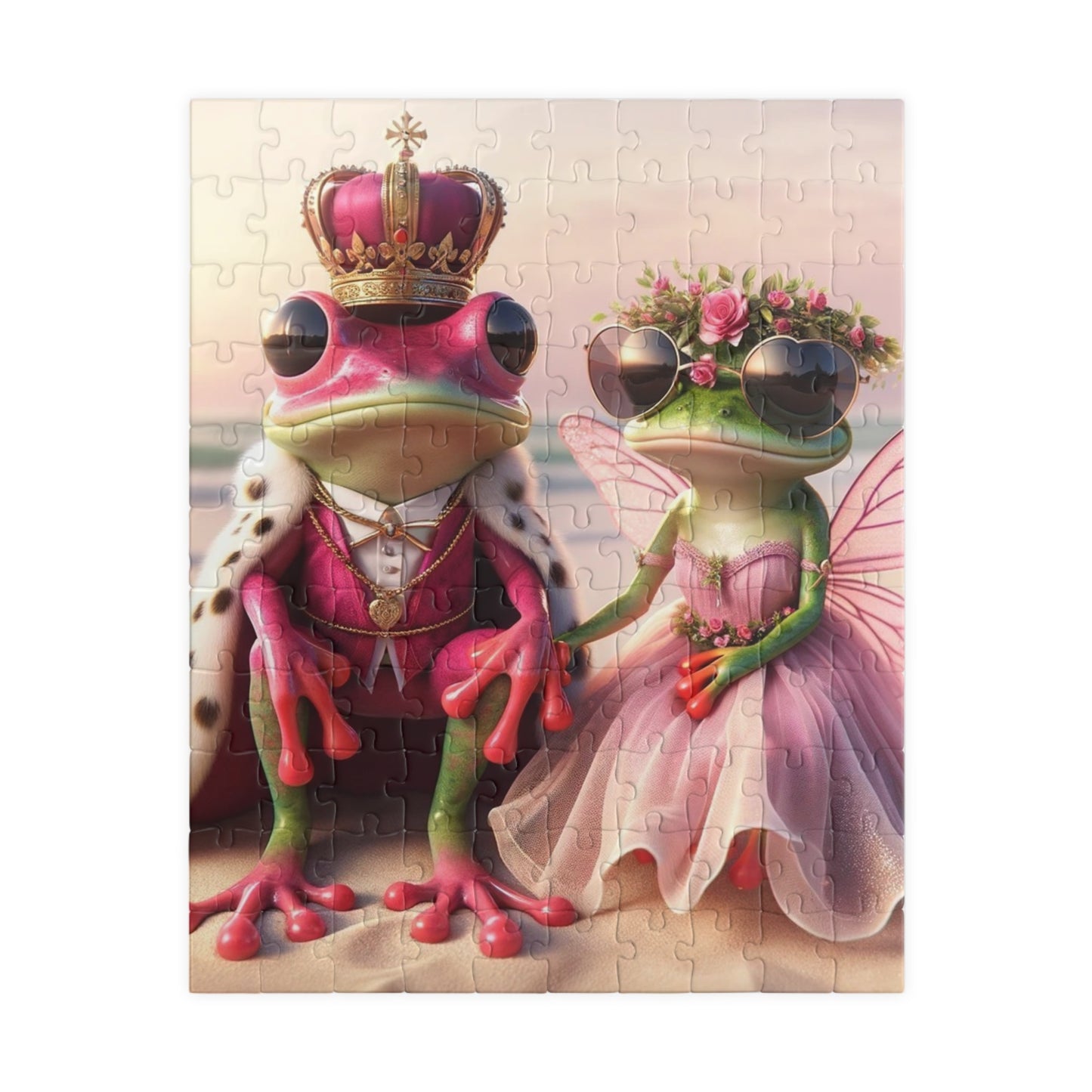 Pink Frog | Puzzle - (110, 252, 520, 1014-piece)