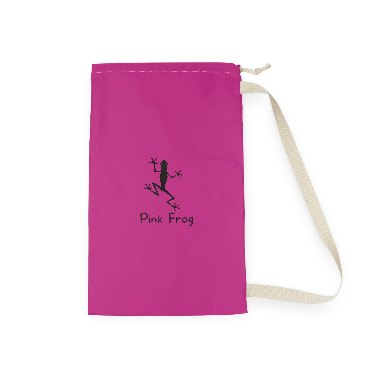 Laundry Bags | Pink Bag - Frog