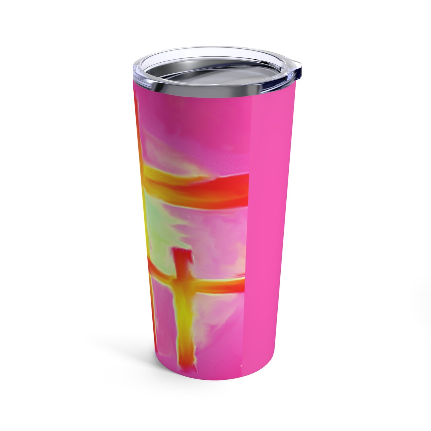 Pink Cross Tumbler - 20oz Gift Item