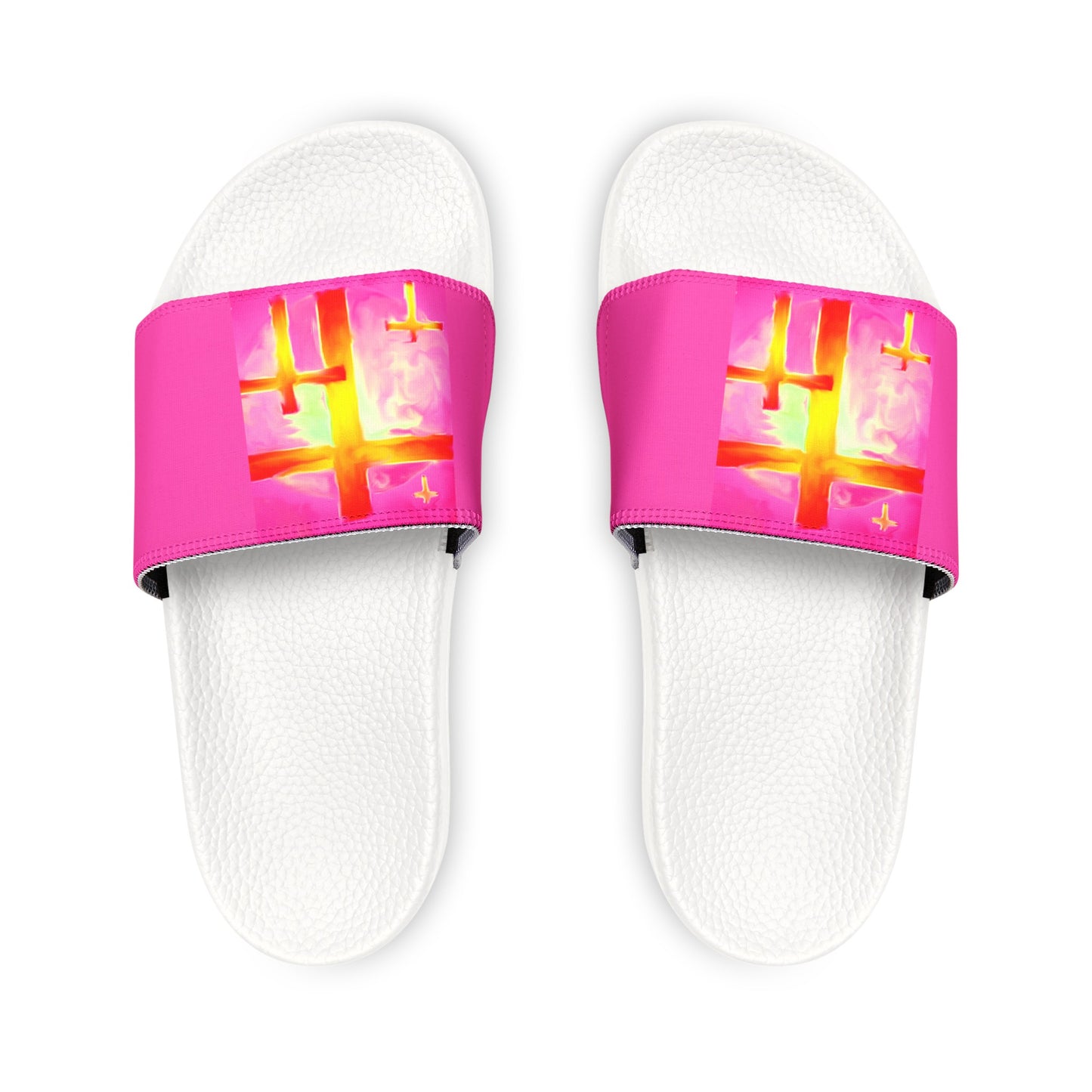 Pink Cross Women's Slide Sandals - Inspire