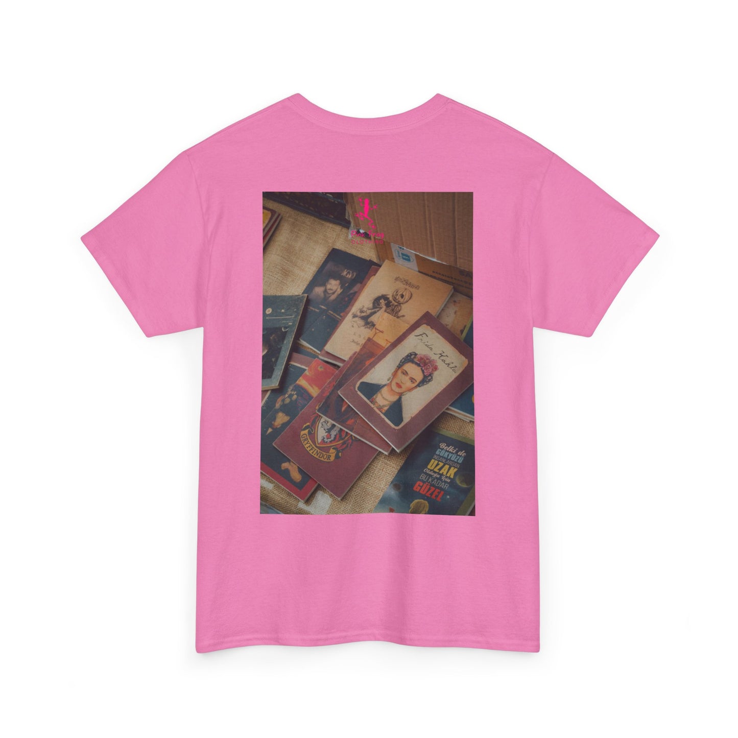 Unisex Heavy Cotton Tee | Summer T-Shirts - Pink Frog