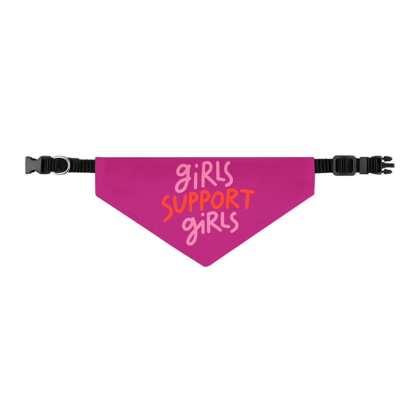 Pet Bandana | Pink Frog - Dog Collar