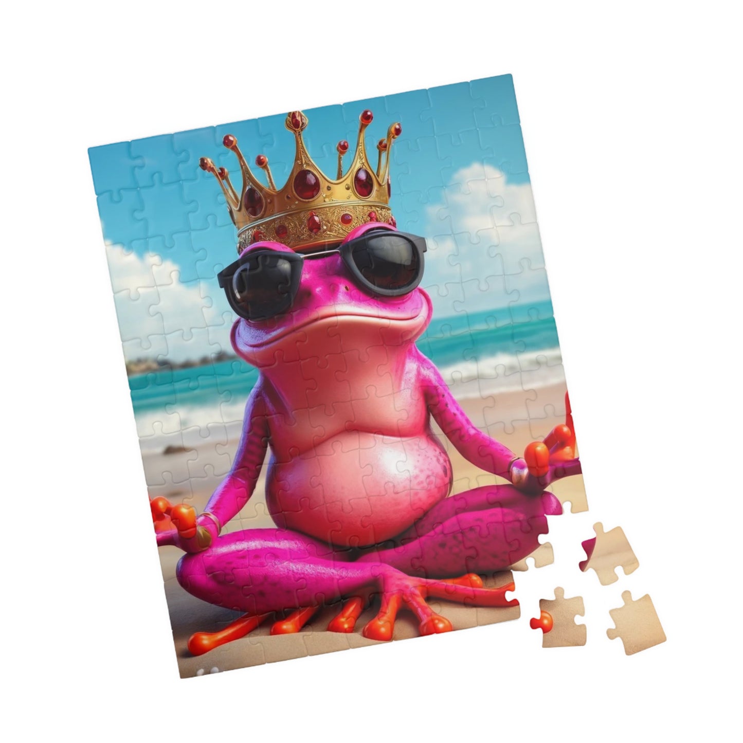 Pink Frog | Puzzle - (110, 252, 520, 1014-piece)