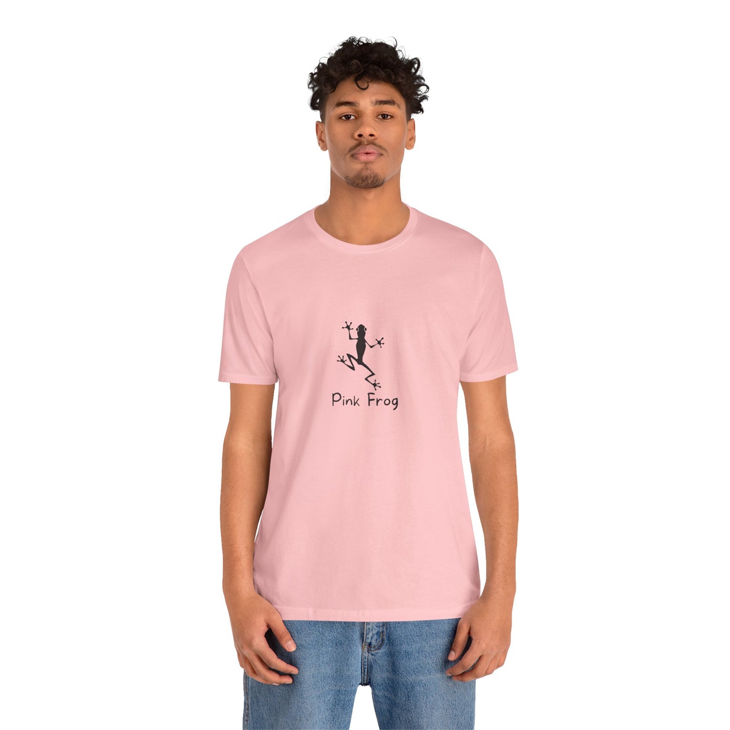 Pink Frog Unisex Jersey Short Sleeve Tee