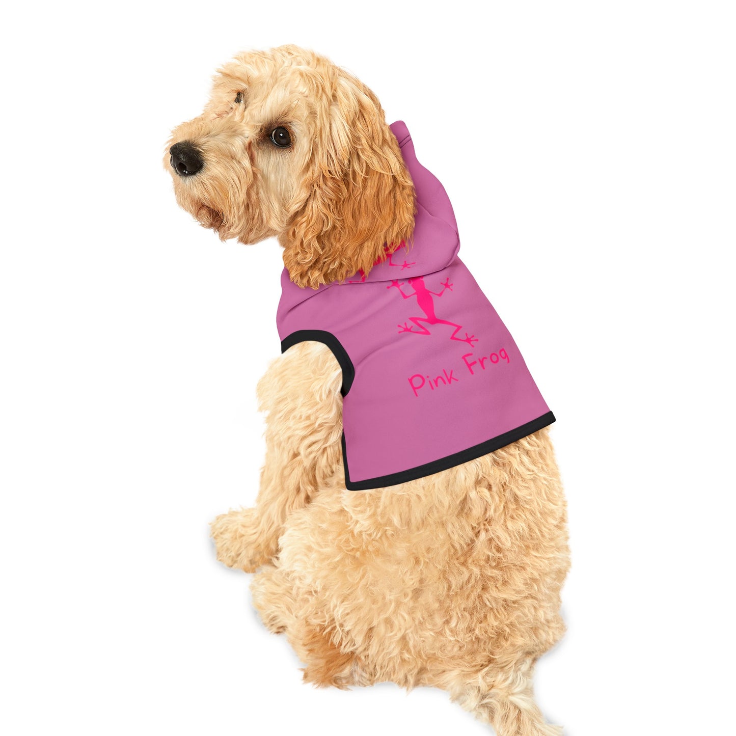 Pet Hoodie | Pink Frog - Cats & Dogs