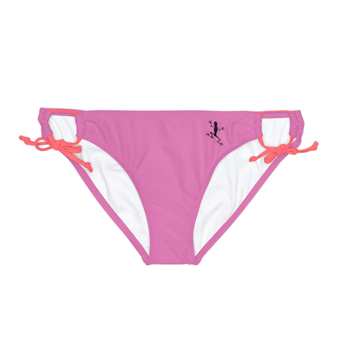 Loop Tie Side Bikini Bottom | Pink Underwear