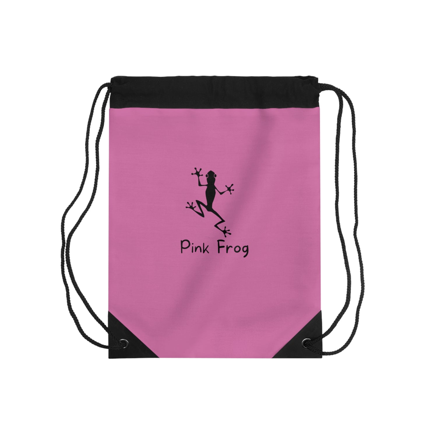 Drawstring Bag | Pink Frog