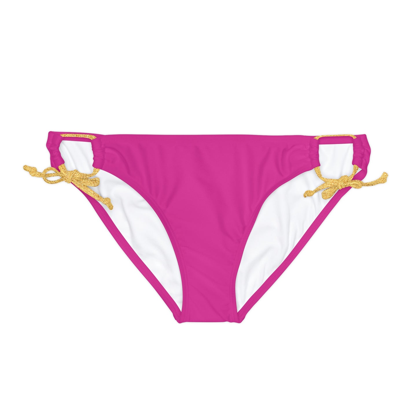 Loop Tie Side Bikini Bottom | Pink Underwear