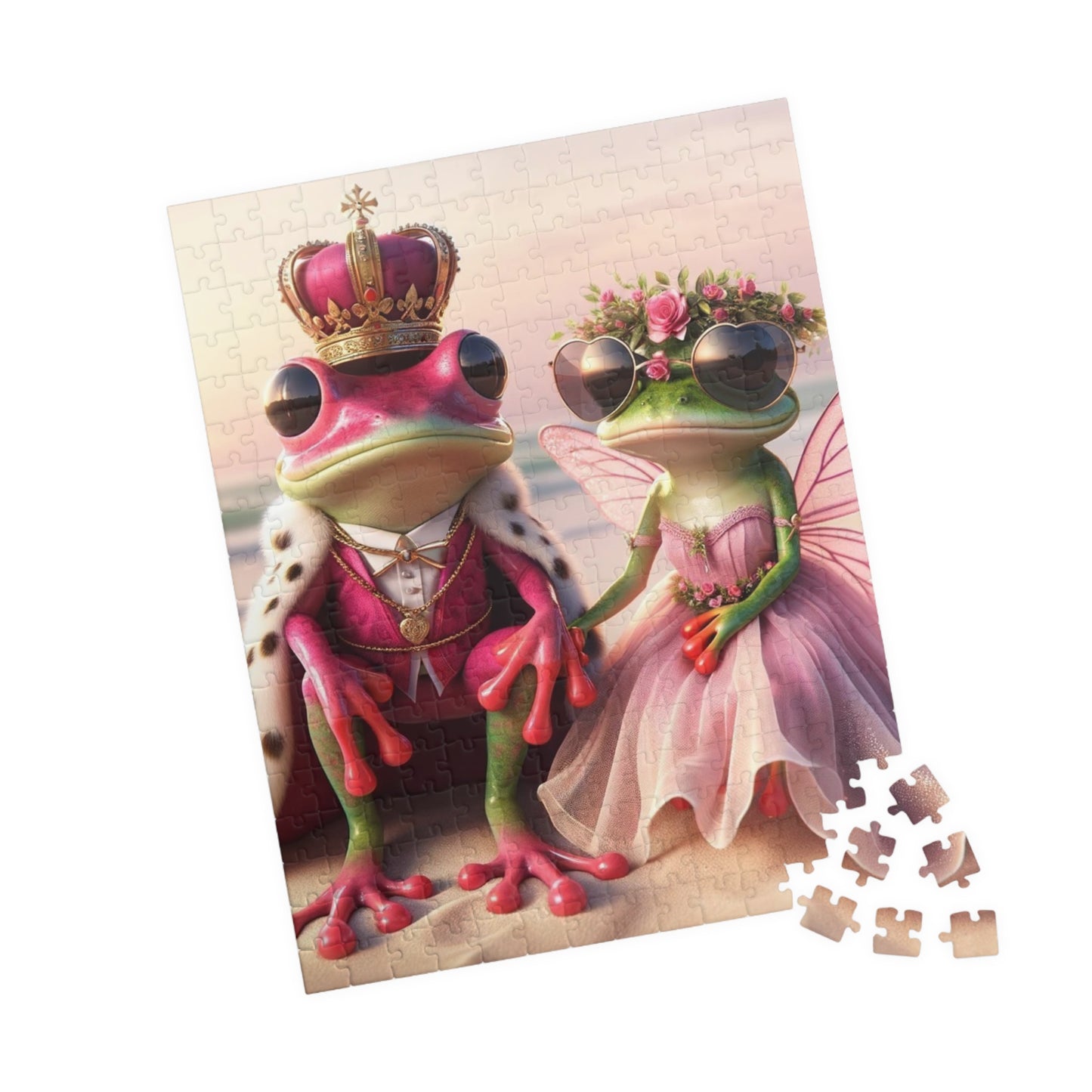 Pink Frog | Puzzle - (110, 252, 520, 1014-piece)