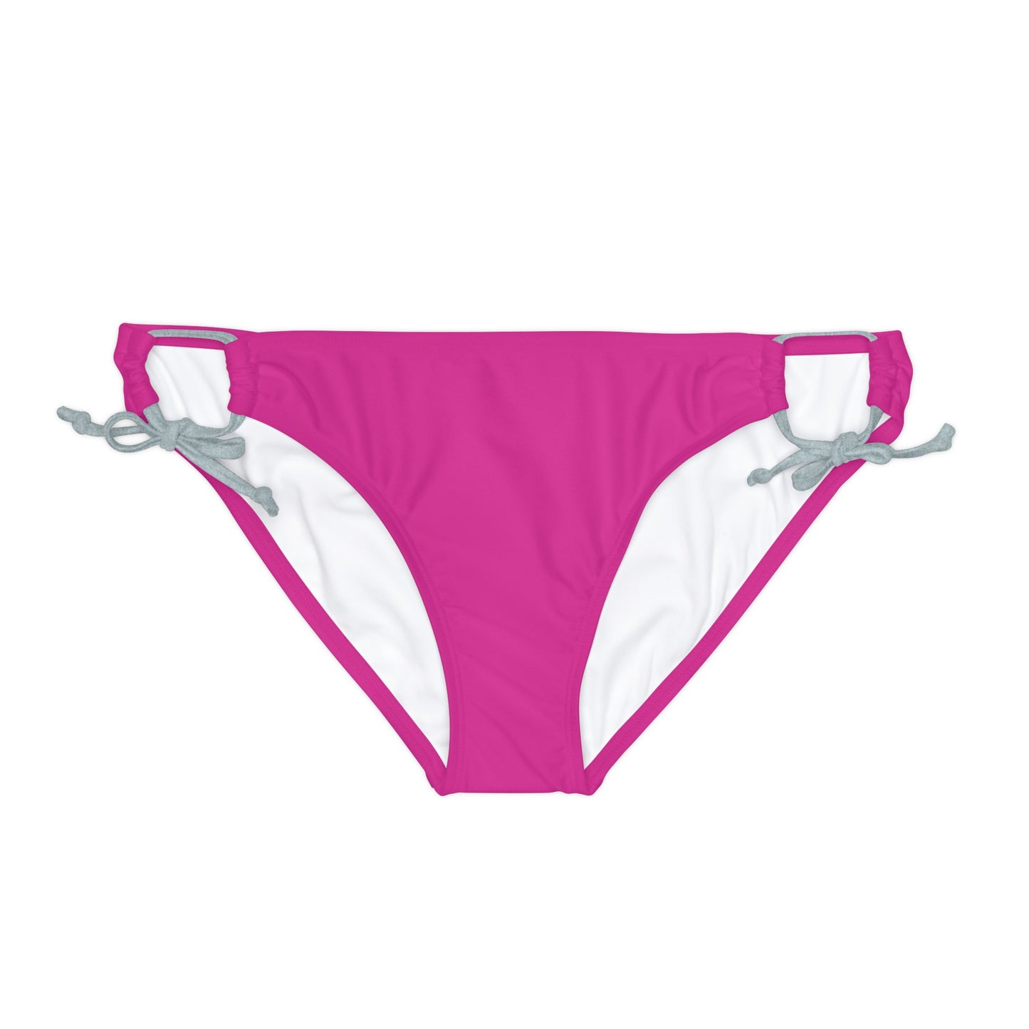 Loop Tie Side Bikini Bottom | Pink Underwear