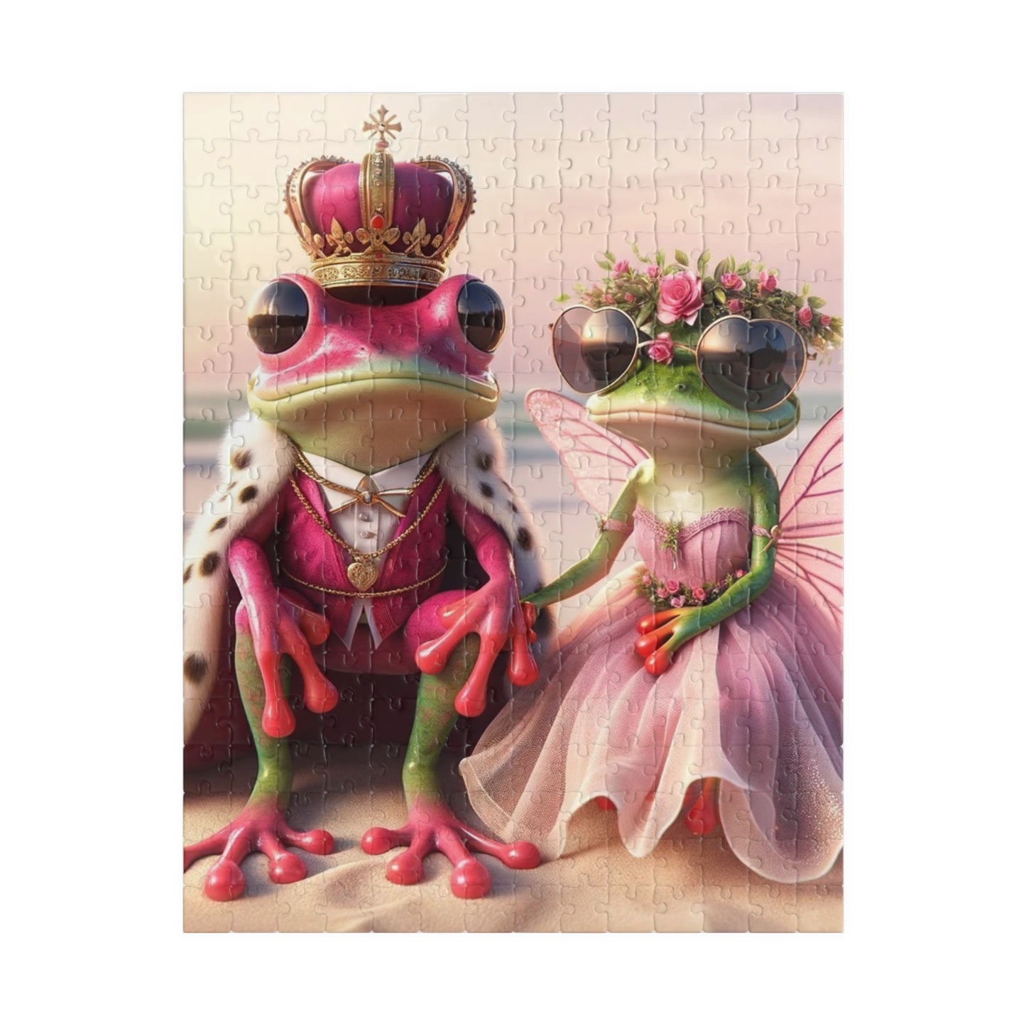 Pink Frog | Puzzle - (110, 252, 520, 1014-piece)