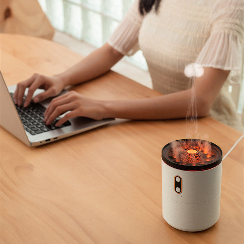 Volcanic Flame Aroma | Essential Oil Diffuser - USB Portable Humidifier