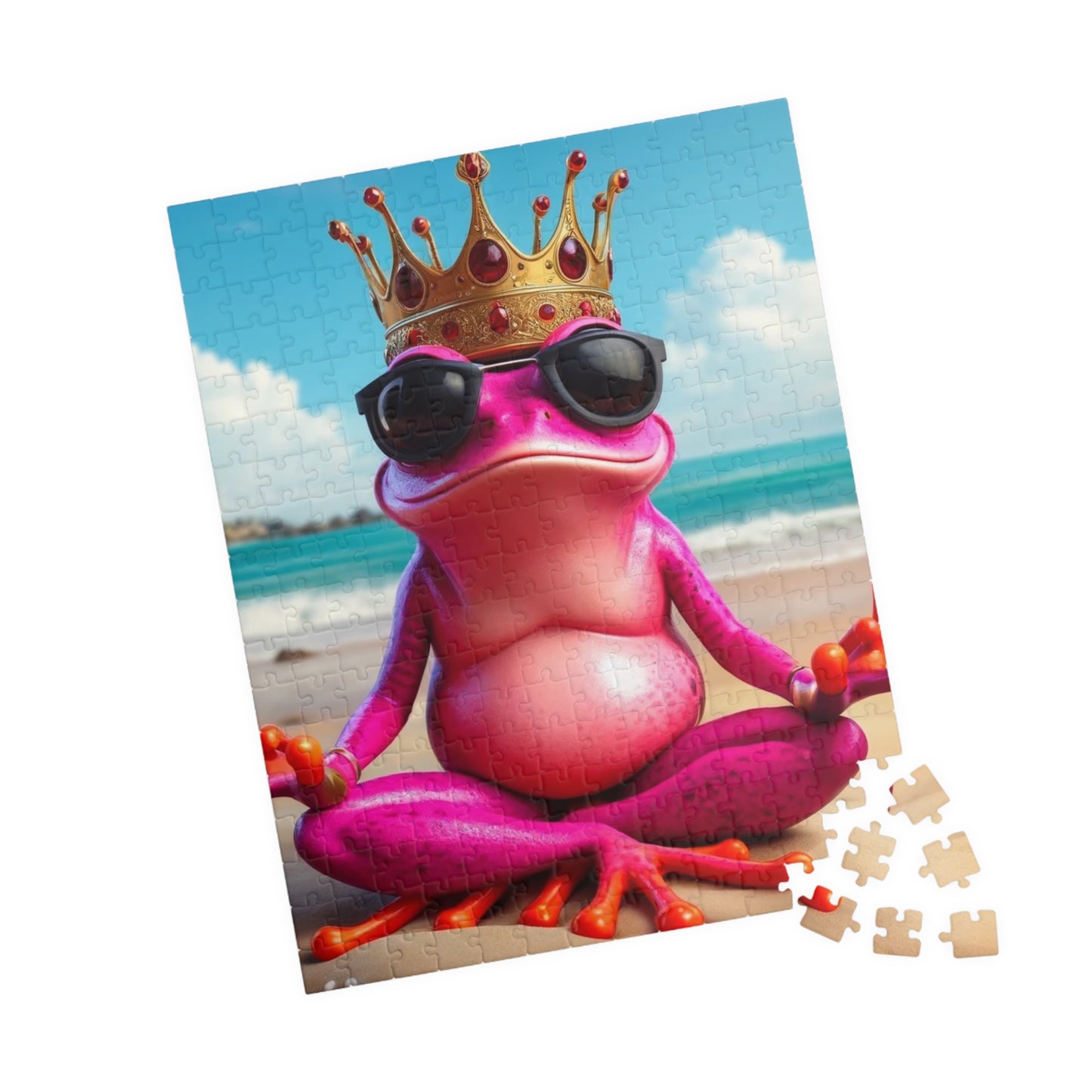 Pink Frog | Puzzle - (110, 252, 520, 1014-piece)