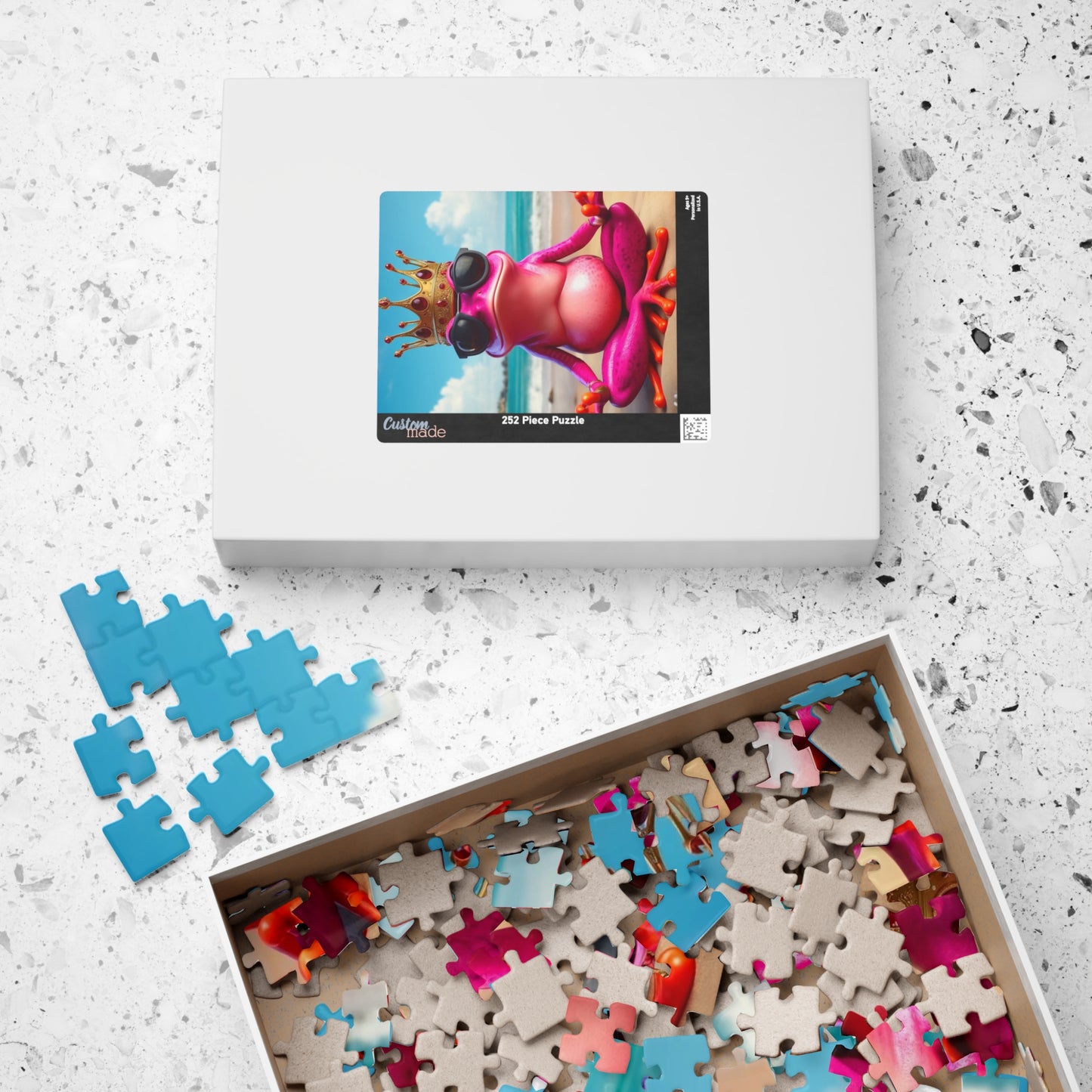 Pink Frog | Puzzle - (110, 252, 520, 1014-piece)