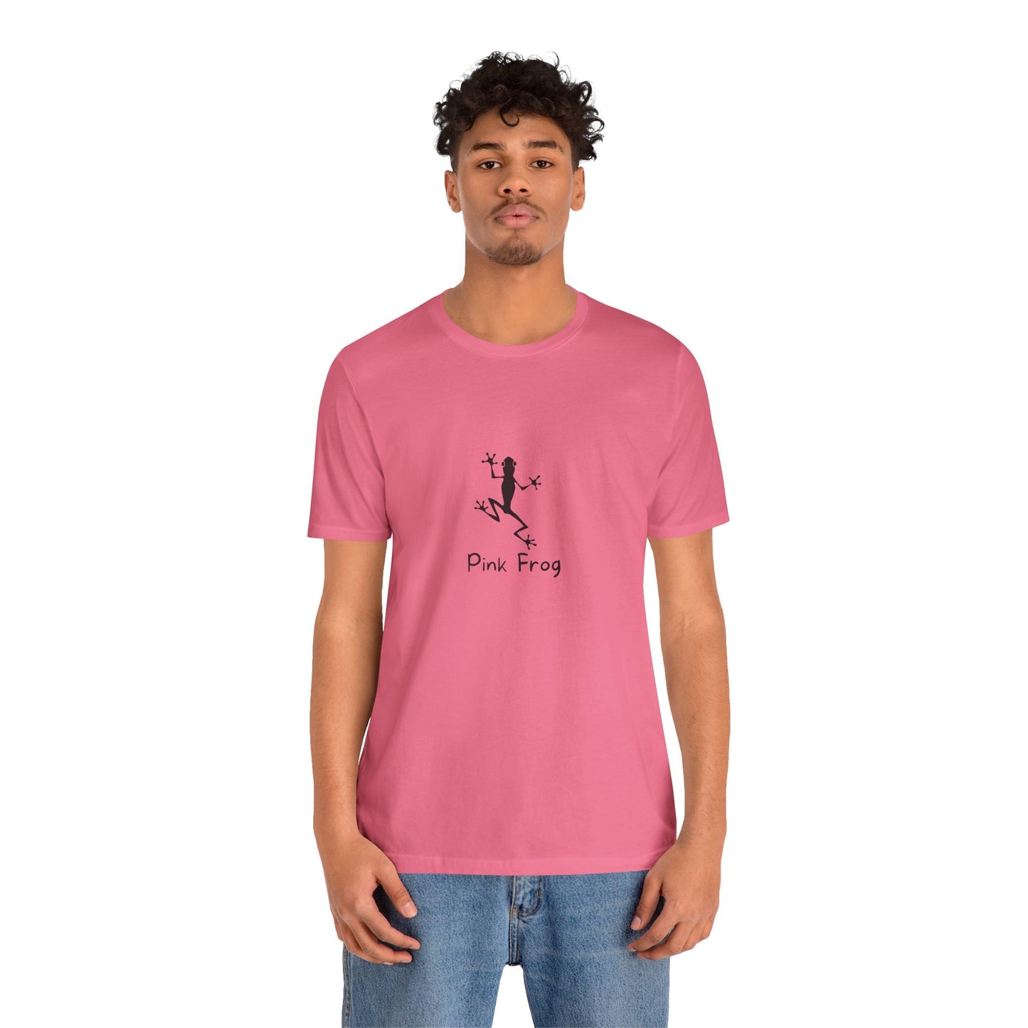 Pink Frog Unisex Jersey Short Sleeve Tee