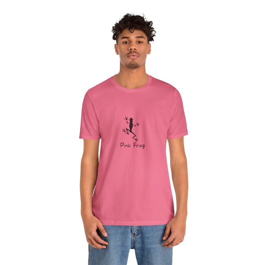 Pink Frog Unisex Jersey Short Sleeve Tee