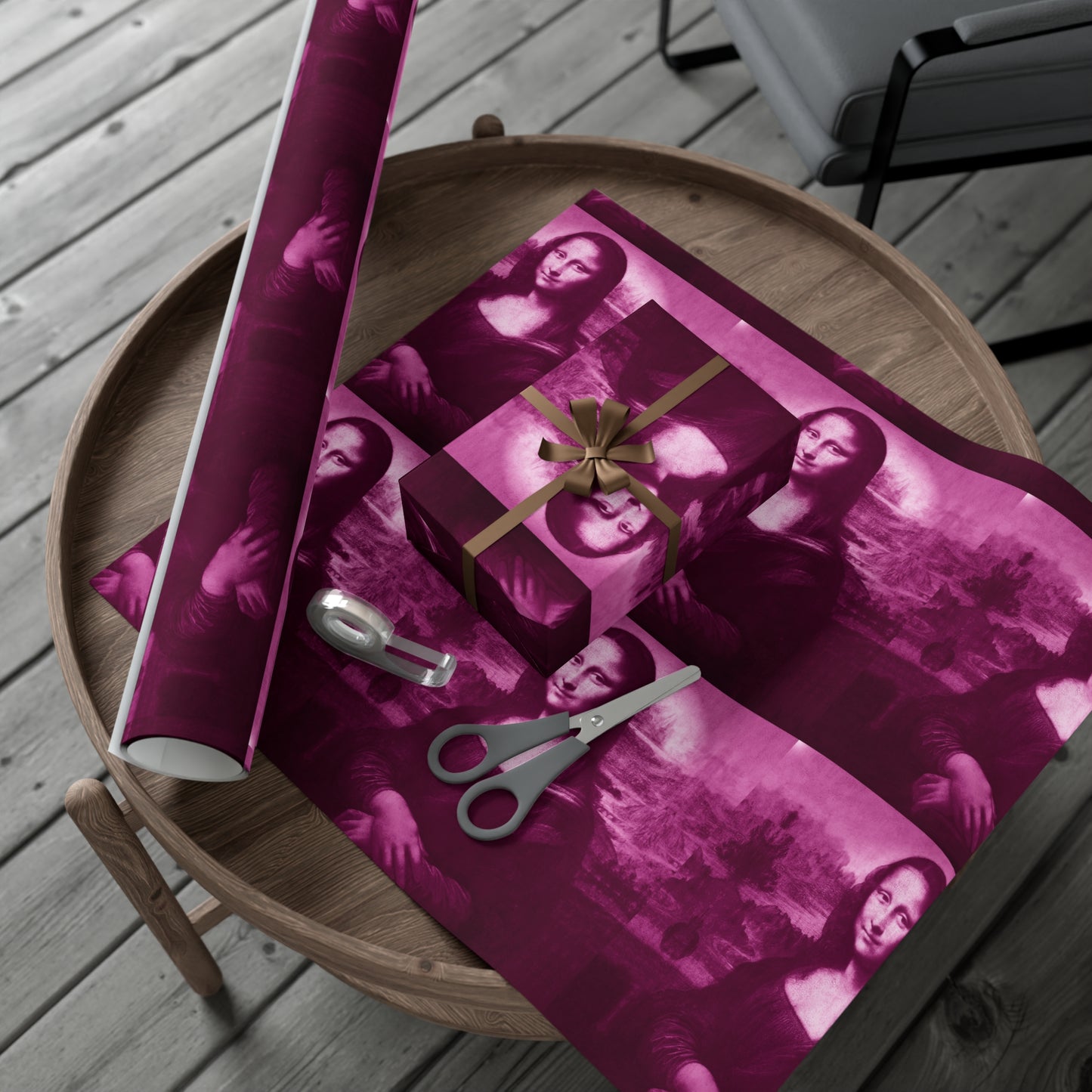 Gift Wrap Papers - Mona Lisa - Pink