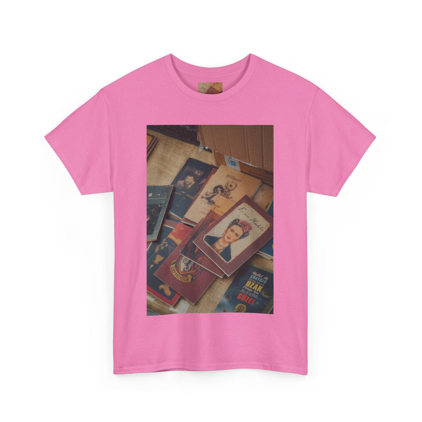 Unisex Heavy Cotton Tee | Summer T-Shirts - Pink Frog