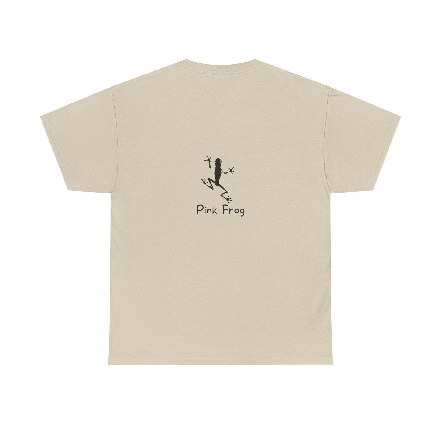 Unisex Heavy Cotton Tee | Summer T-Shirts - Pink Frog