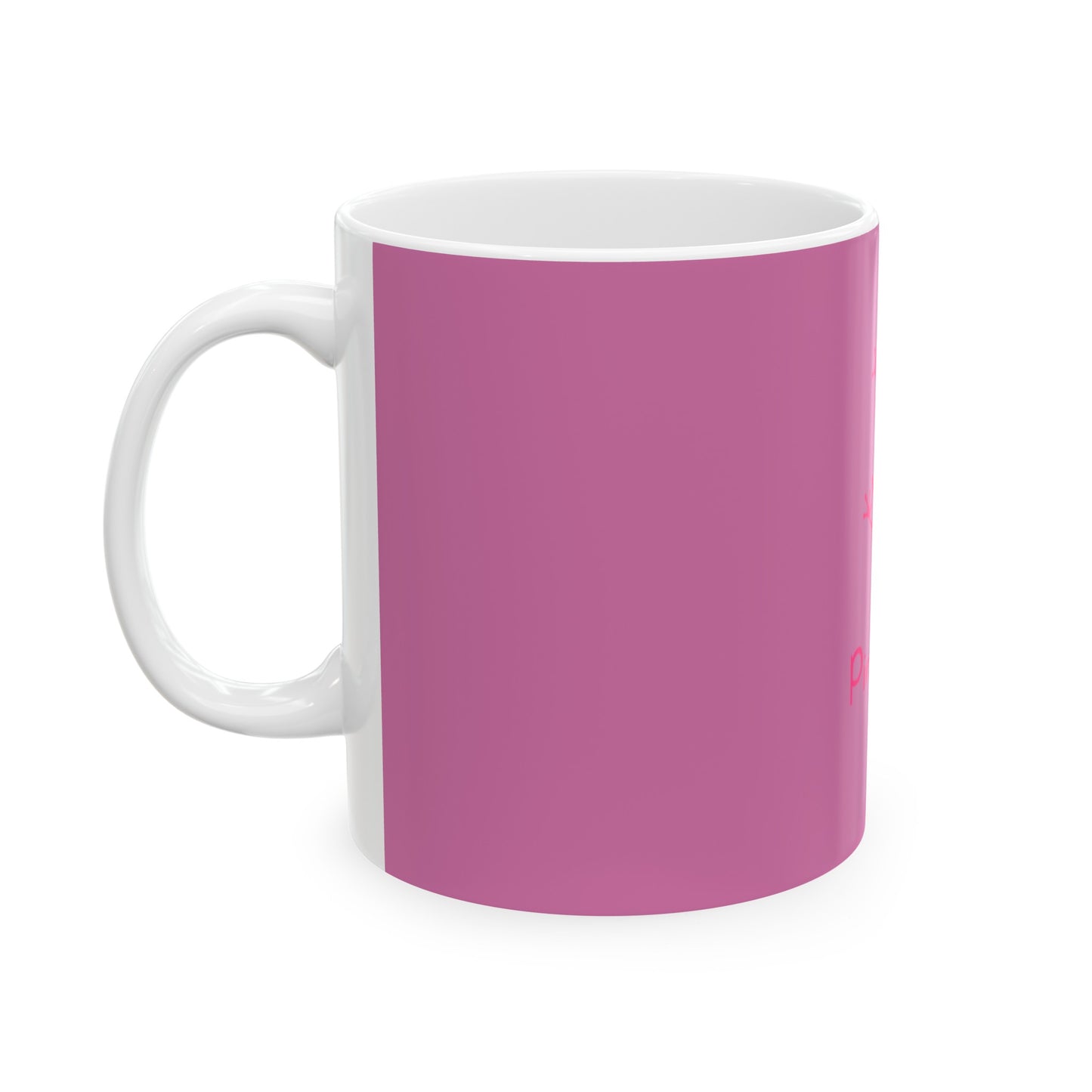 Pink Frog Ceramic Coffee Mug - (11oz, 15oz)