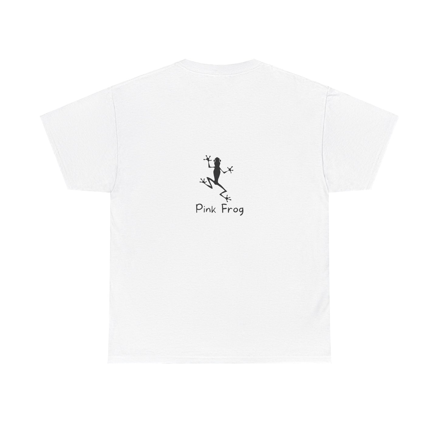 Unisex Heavy Cotton Tee | Summer T-Shirts - Pink Frog