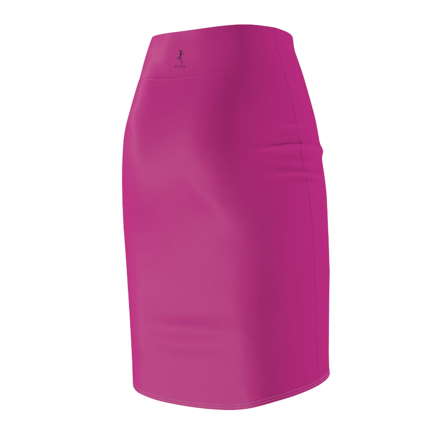 Women's Pencil Skirt - Pink Frog