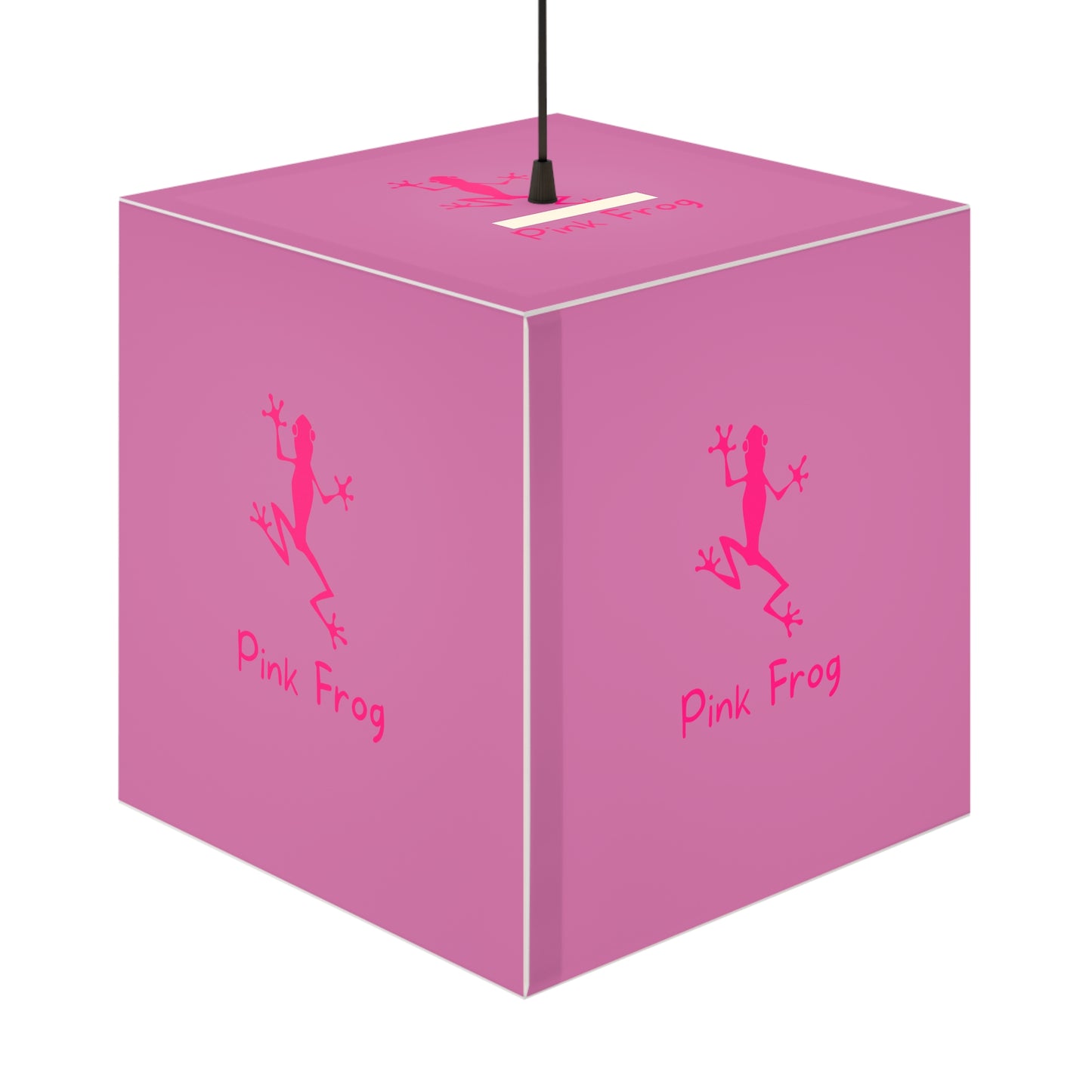 Light Cube Lamp | Pink Frog