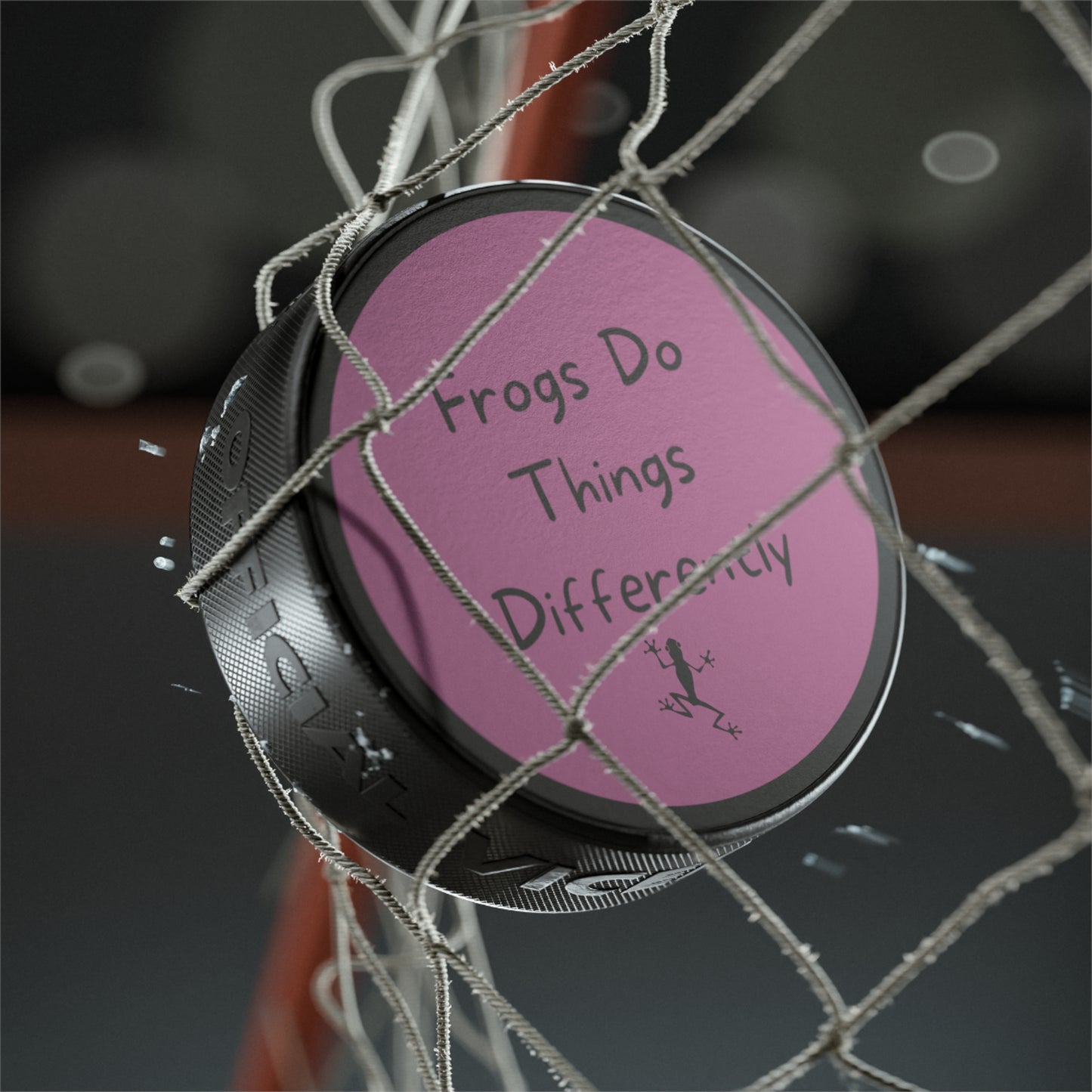 Hockey Puck | Pink Frog - Sports Products